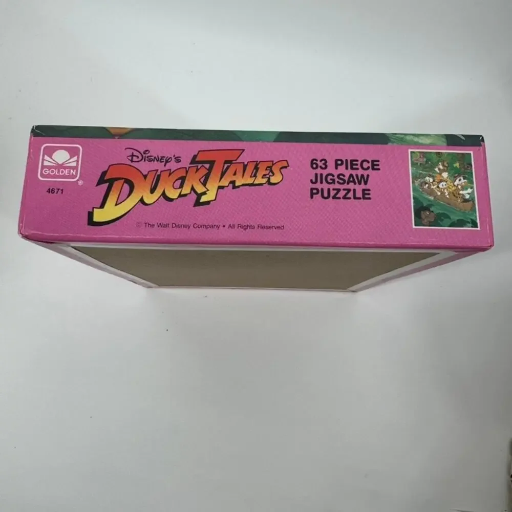 Disney DuckTales 63 Piece Jigsaw Puzzle  Factory Sealed Vintage Golden #4671